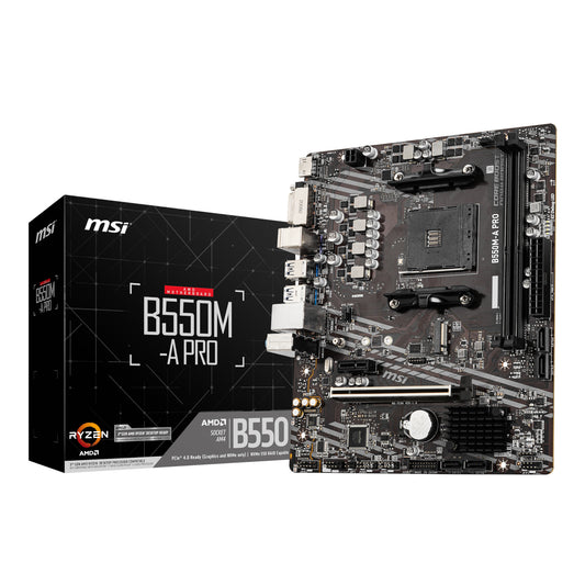 MSI B550M-A Pro AM4 M-ATX Motherboard - Stellar Technologies