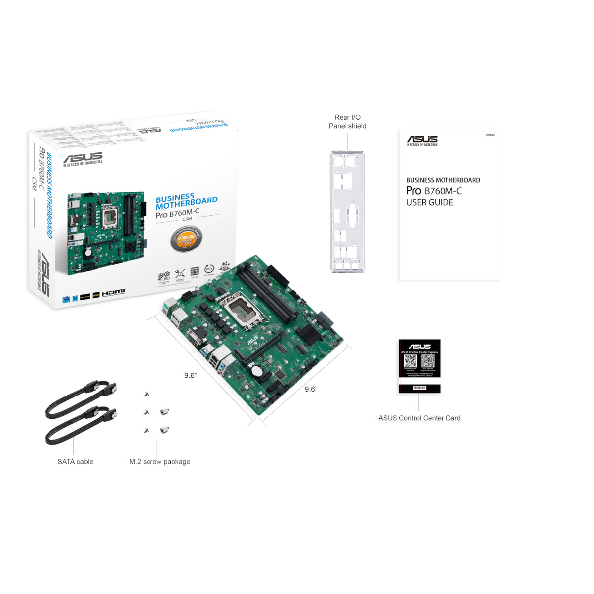 ASUS PRO B760M C CSM LGA 1700 M-ATX Motherboard - Stellar Technologies
