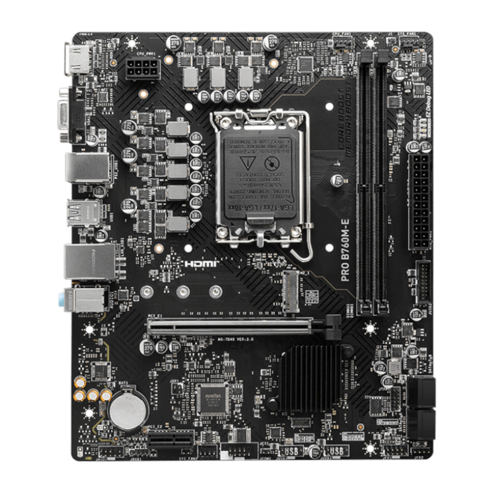 MSI B760M-E PRO DDR5 LGA1700 M-ATX Motherboard - Stellar Technologies