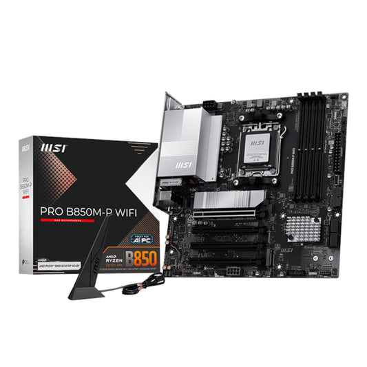 MSI PRO B850M-P WIFI AM5 mATX Motherboard - Stellar Technologies