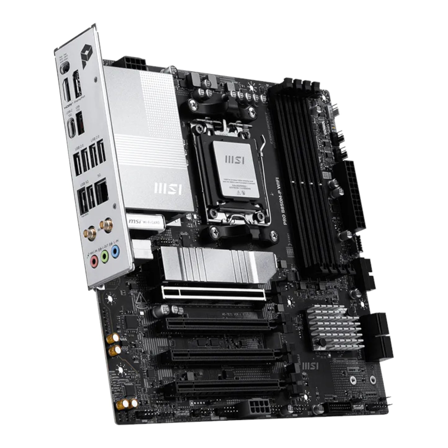 MSI PRO B850M-P WIFI AM5 mATX Motherboard - Stellar Technologies