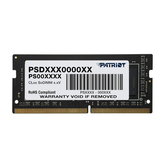 Patriot Signature Line 16GB 3200MHz DDR4 Single Rank SODIMM Notebook Memory - Stellar Technologies