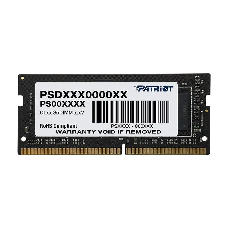 Patriot Signature Line 8GB DDR4 3200MHz Single Rank SODIMM Notebook Memory - Stellar Technologies