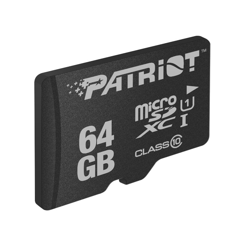 Patriot LX CL10 64GB Micro SDHC Card - Stellar Technologies