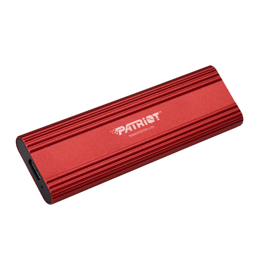 Patriot Transporter Lite 1TB USB3.2 Type-C External Portable SSD - Red - Stellar Technologies