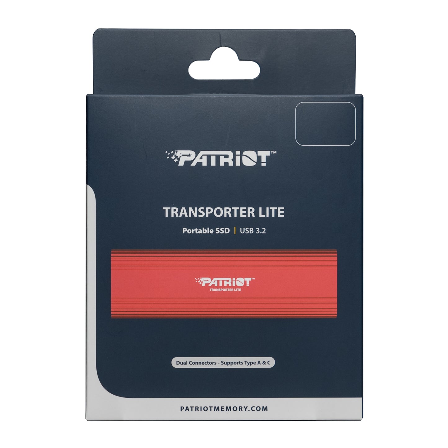 Patriot Transporter Lite 1TB USB3.2 Type-C External Portable SSD - Red - Stellar Technologies