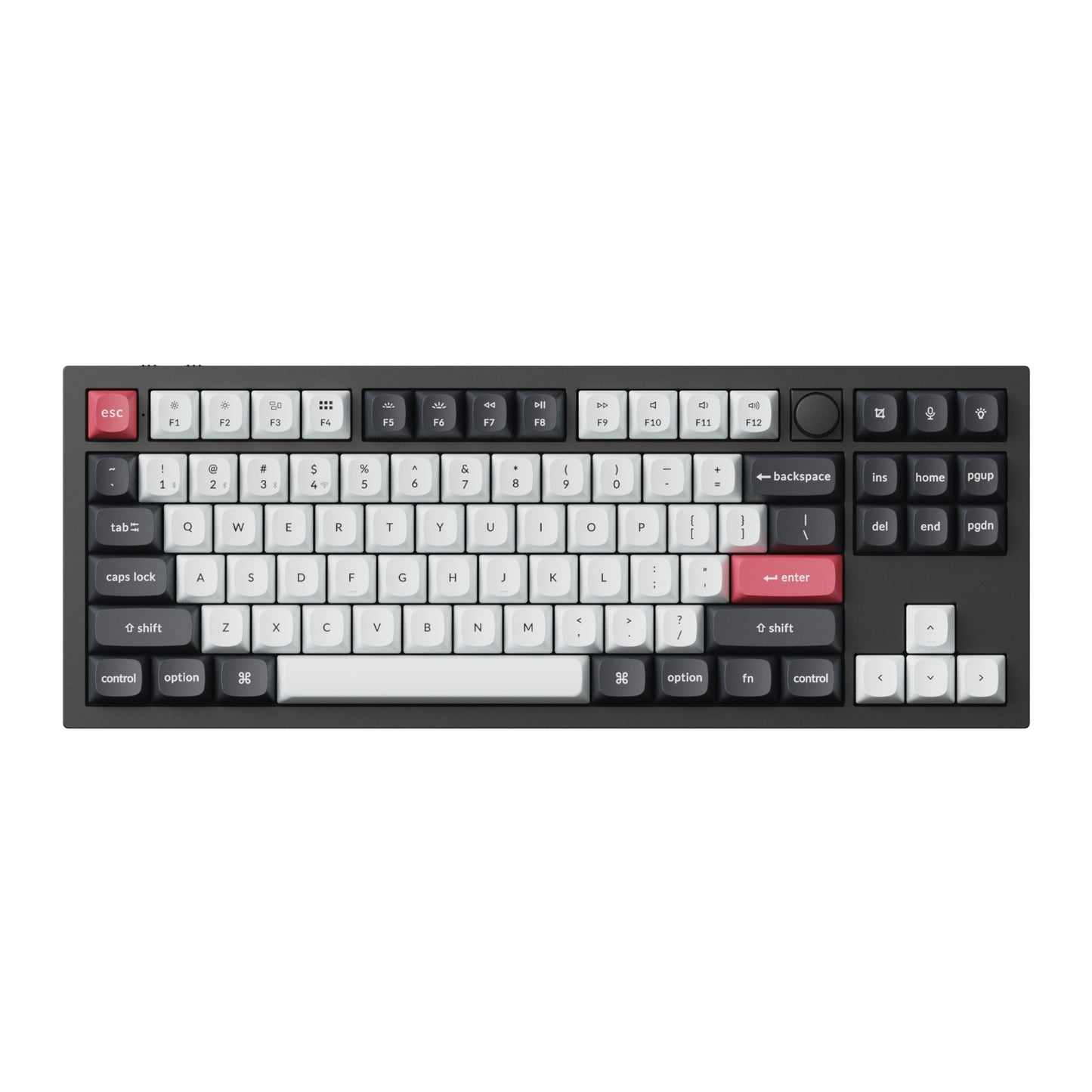 Keychron Q3 HE 80% Wireless Mechanical Keyboard (Nebula Switch) - Carbon Black - Stellar Technologies