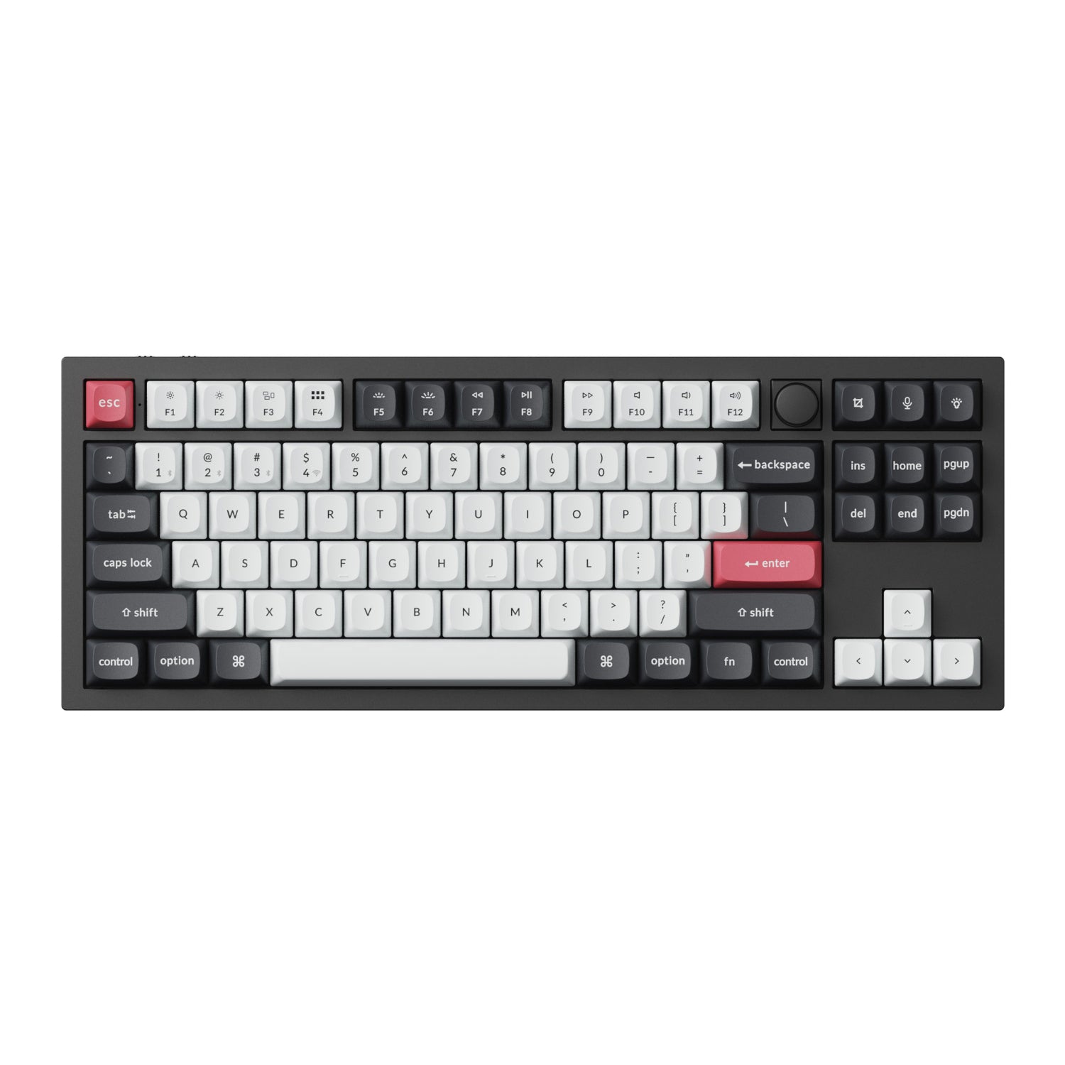 Keychron Q3 HE 80% Wireless Mechanical Keyboard (Nebula Switch) - Carbon Black - Stellar Technologies