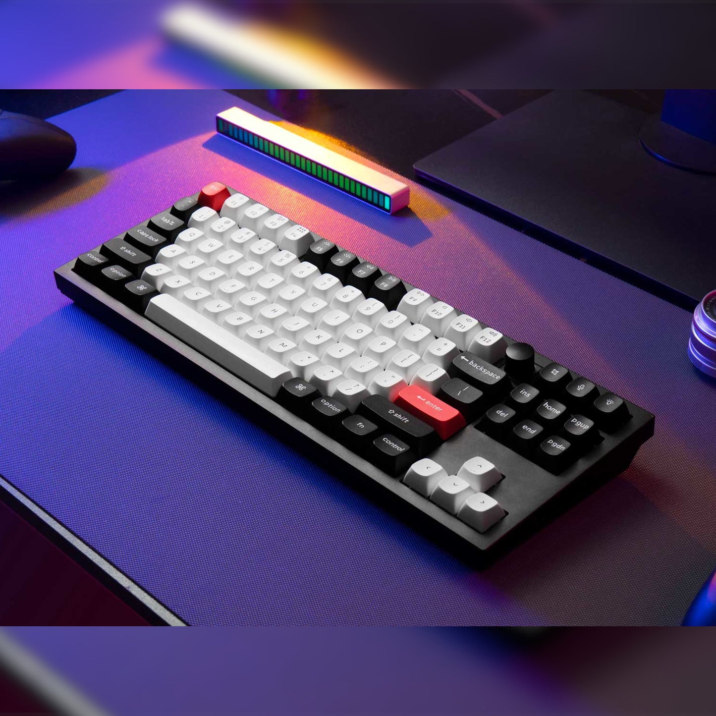 Keychron Q3 HE 80% Wireless Mechanical Keyboard (Nebula Switch) - Carbon Black - Stellar Technologies