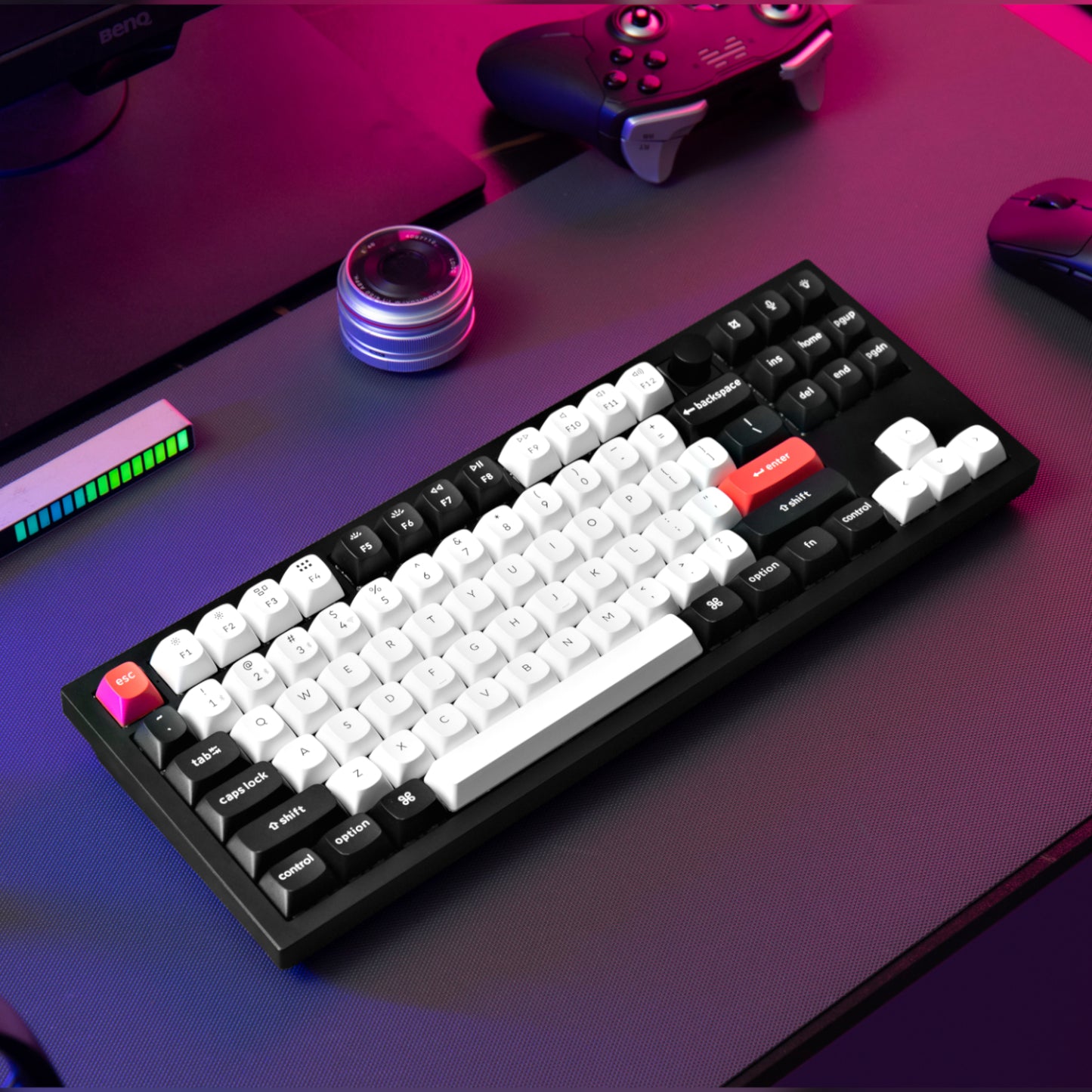 Keychron Q3 HE 80% Wireless Mechanical Keyboard (Nebula Switch) - Carbon Black - Stellar Technologies