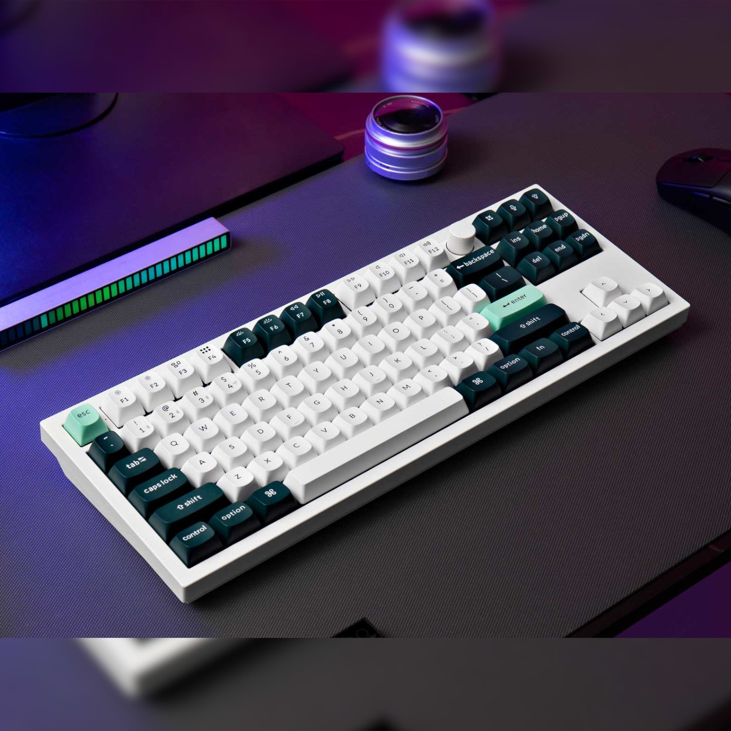 Keychron Q3 HE 80% Wireless Mechanical Keyboard (Nebula Switch) - Shell White - Stellar Technologies