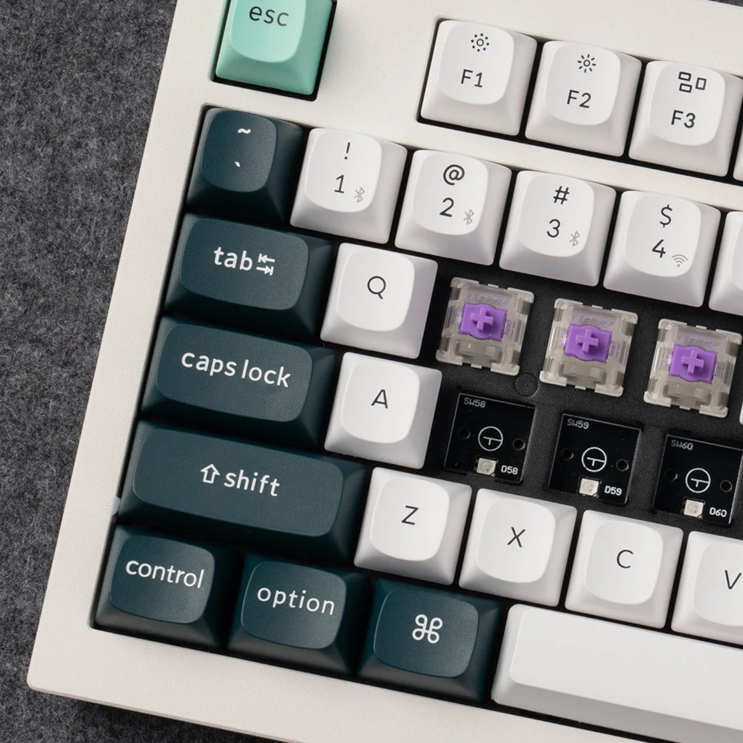 Keychron Q3 HE 80% Wireless Mechanical Keyboard (Nebula Switch) - Shell White - Stellar Technologies