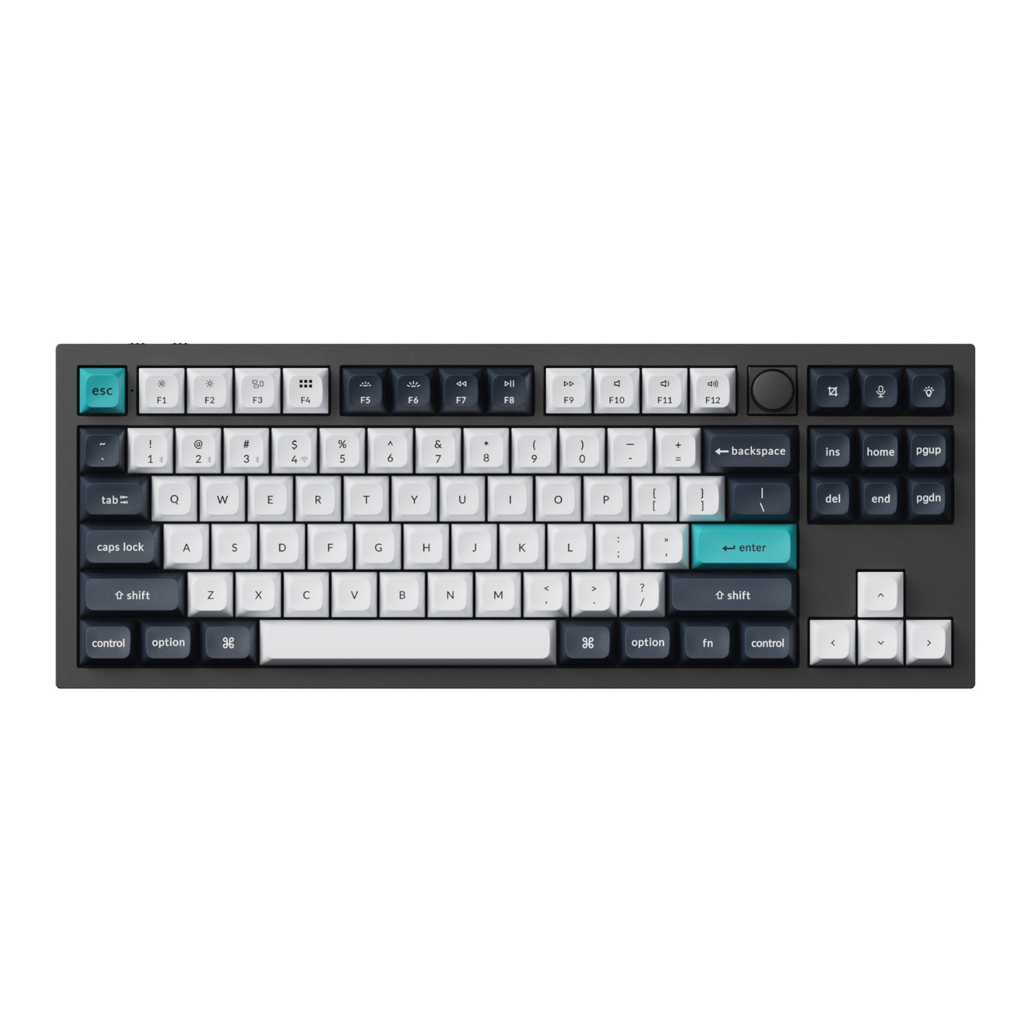 Keychron Q3 Max 80% Full Assembled Knob Red Switch Hot-Swap Gateron Jupiter RGB Wireless Keyboard - Stellar Technologies