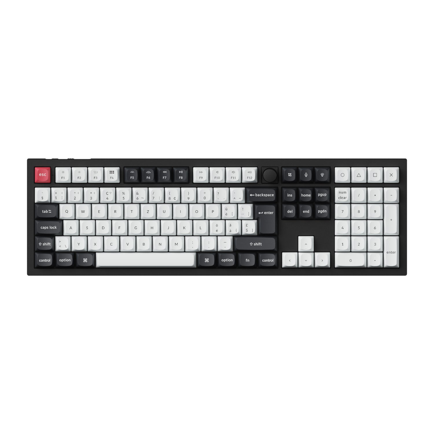 Keychron Q6 HE Full-size Wireless Mechanical Keyboard (Nebula Switch) - Carbon Black - Stellar Technologies