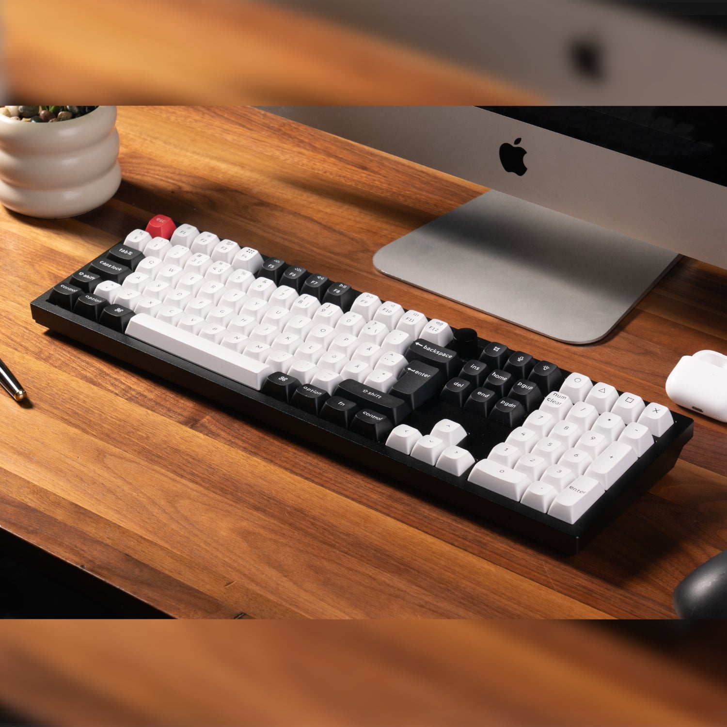 Keychron Q6 HE Full-size Wireless Mechanical Keyboard (Nebula Switch) - Carbon Black - Stellar Technologies
