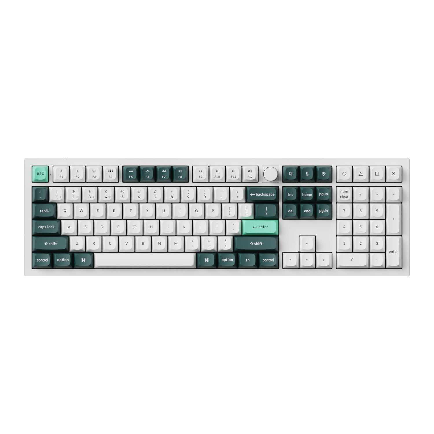 Keychron Q6 HE Full-size Wireless Mechanical Keyboard (Nebula Switch) - Shell White - Stellar Technologies