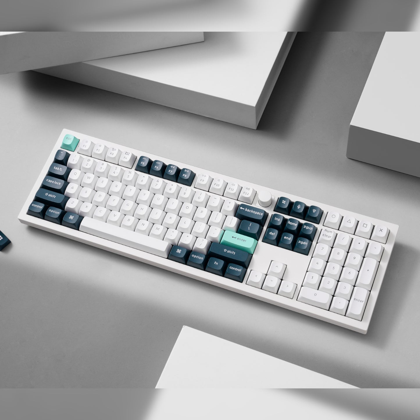 Keychron Q6 HE Full-size Wireless Mechanical Keyboard (Nebula Switch) - Shell White - Stellar Technologies