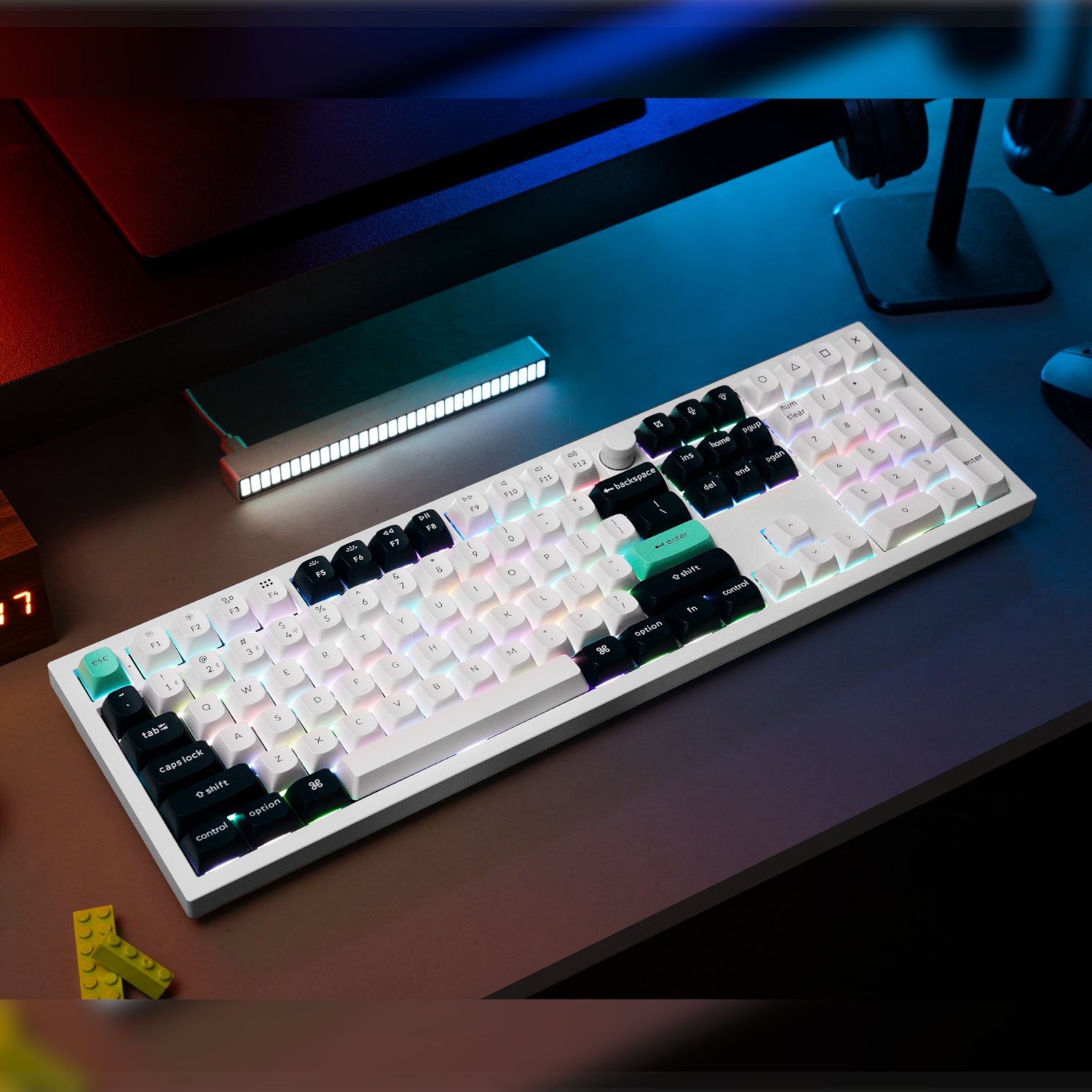 Keychron Q6 HE Full-size Wireless Mechanical Keyboard (Nebula Switch) - Shell White - Stellar Technologies