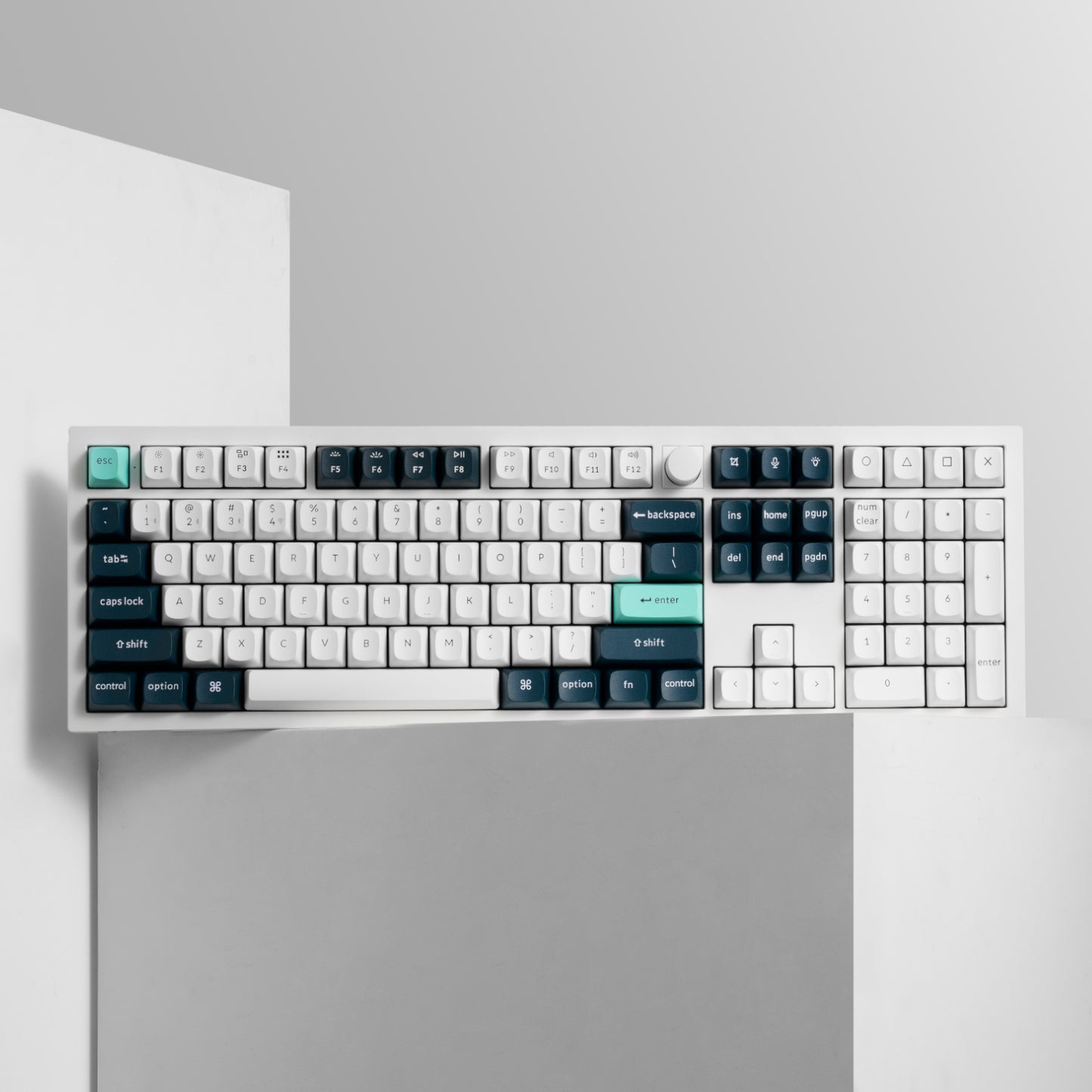 Keychron Q6 HE Full-size Wireless Mechanical Keyboard (Nebula Switch) - Shell White - Stellar Technologies