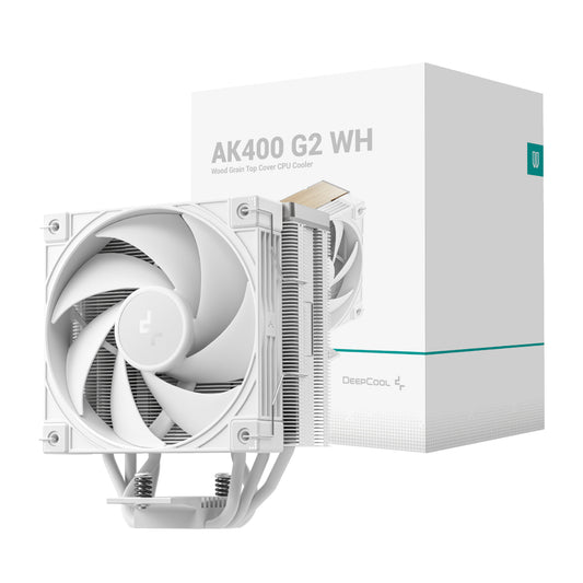 DeepCool AK400 G2 120mm CPU Air Cooler - White - Stellar Technologies