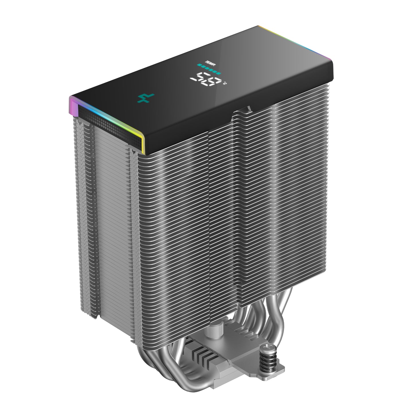 DeepCool AK500S Digital 120mm Air CPU Cooler - Black - Stellar Technologies