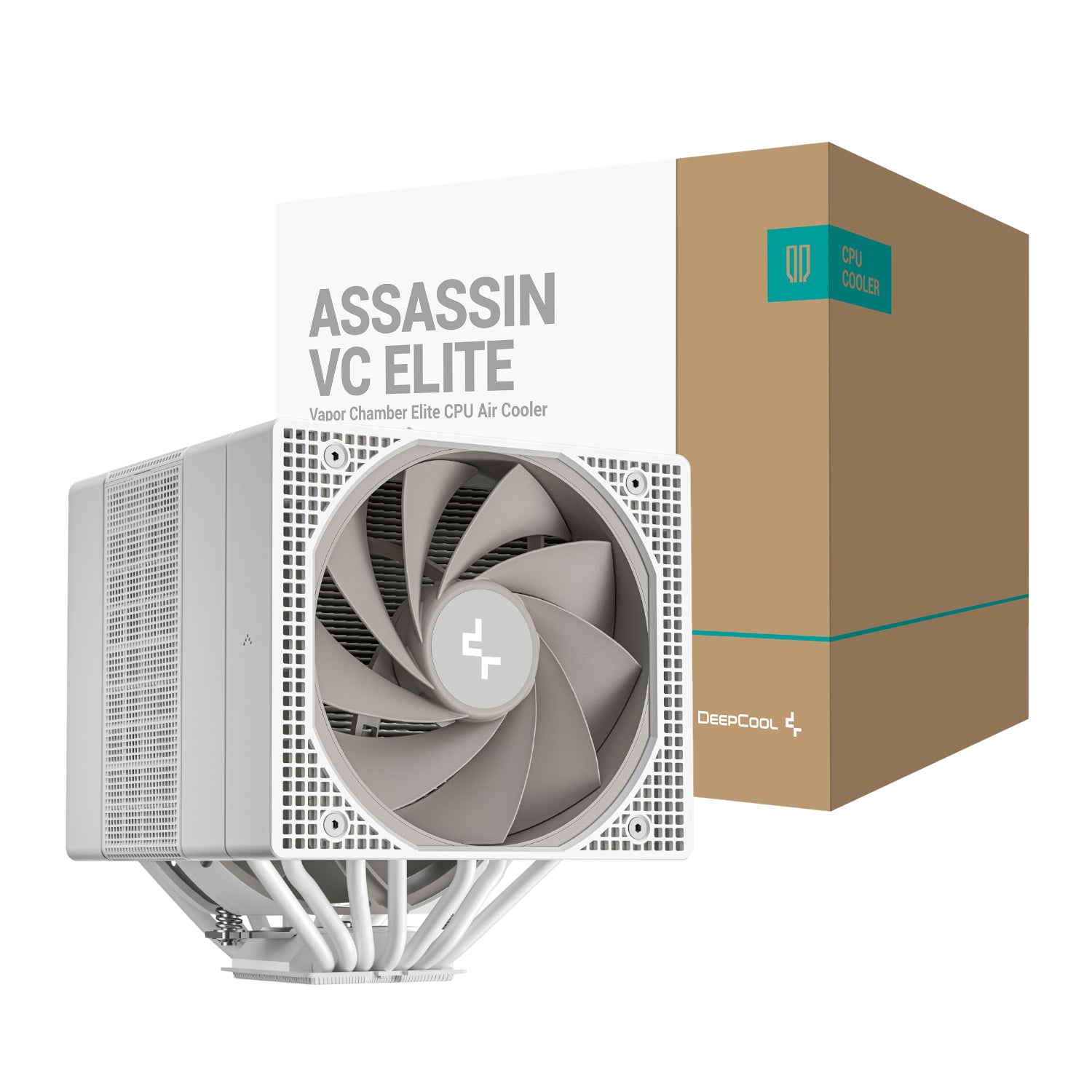 DeepCool ASSASSIN VC ELITE CPU Air Cooler - White - Stellar Technologies