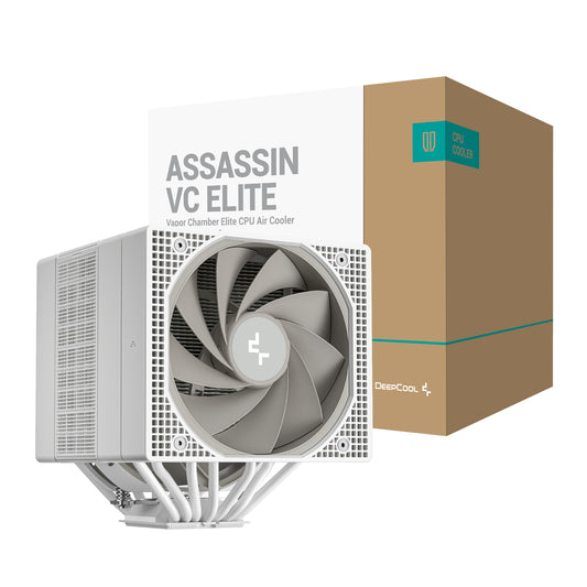 DeepCool ASSASSIN VC ELITE CPU Air Cooler - White - Stellar Technologies