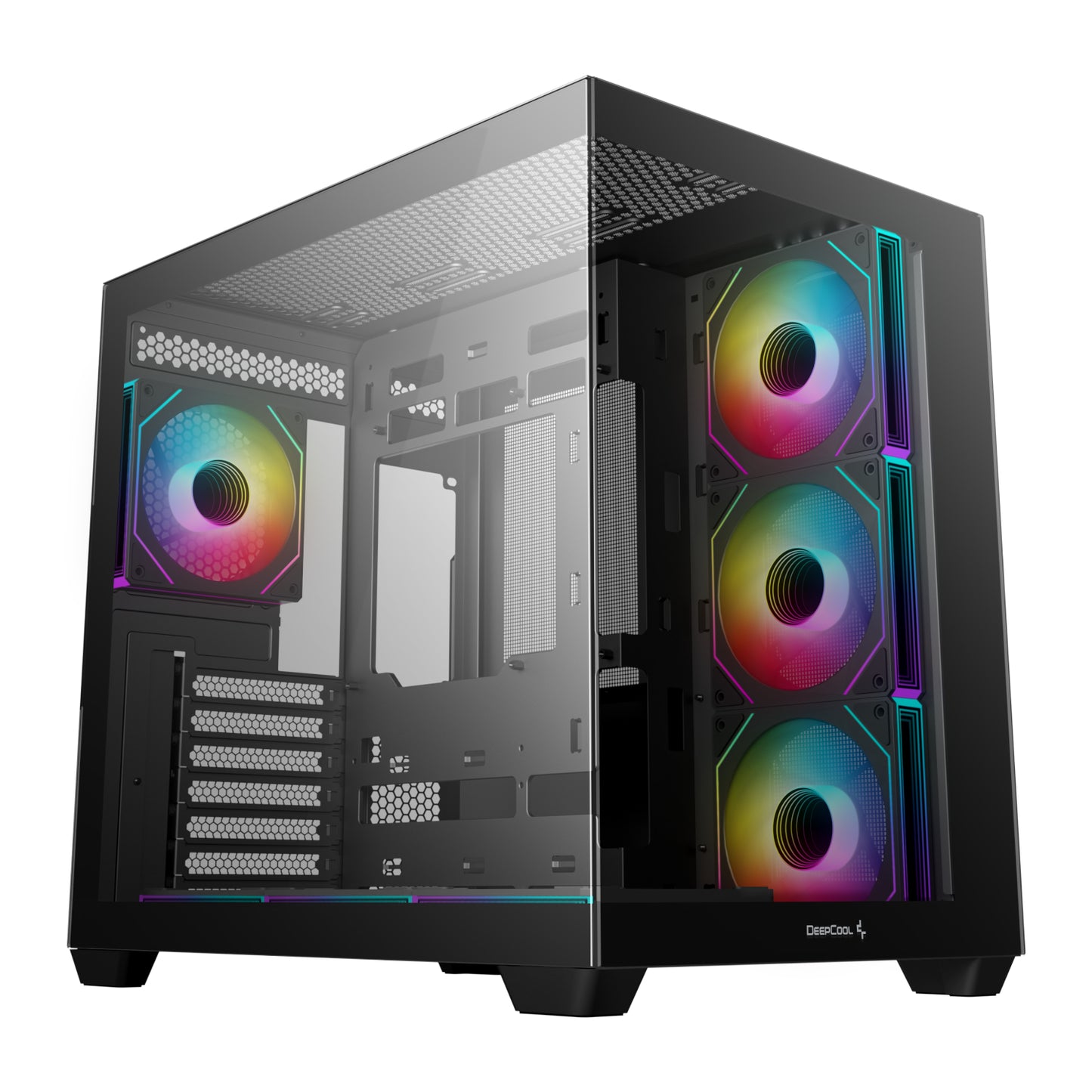 DeepCool CG530 7F ARGB ATX Gaming Chassis - Black - Stellar Technologies
