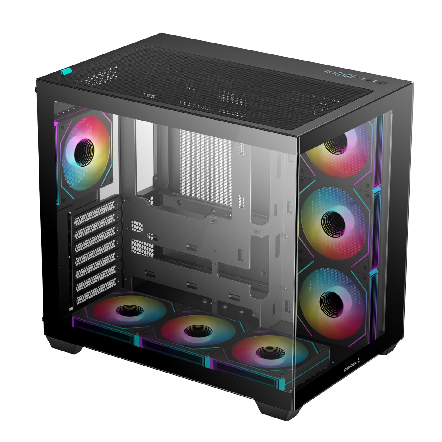 DeepCool CG530 7F ARGB ATX Gaming Chassis - Black - Stellar Technologies