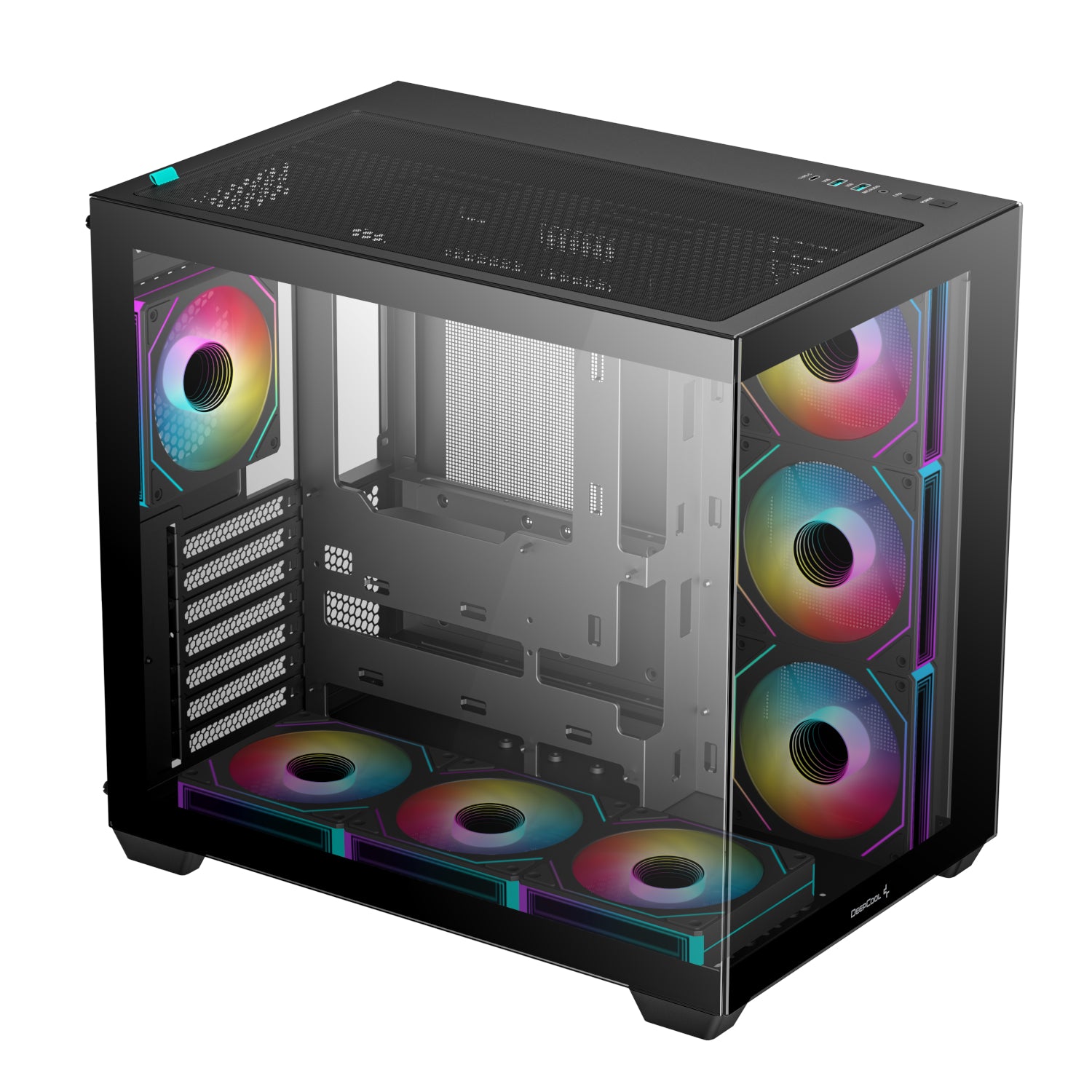 DeepCool CG530 7F ARGB ATX Gaming Chassis - Black - Stellar Technologies