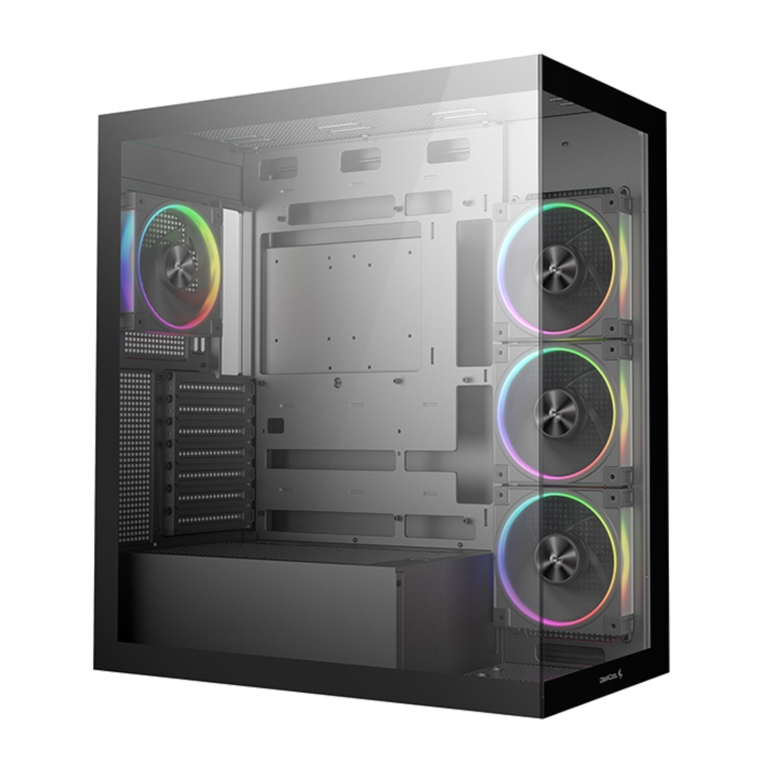 DeepCool CG580 4F V2 ARGB ATX Gaming Chassis - Black - Stellar Technologies