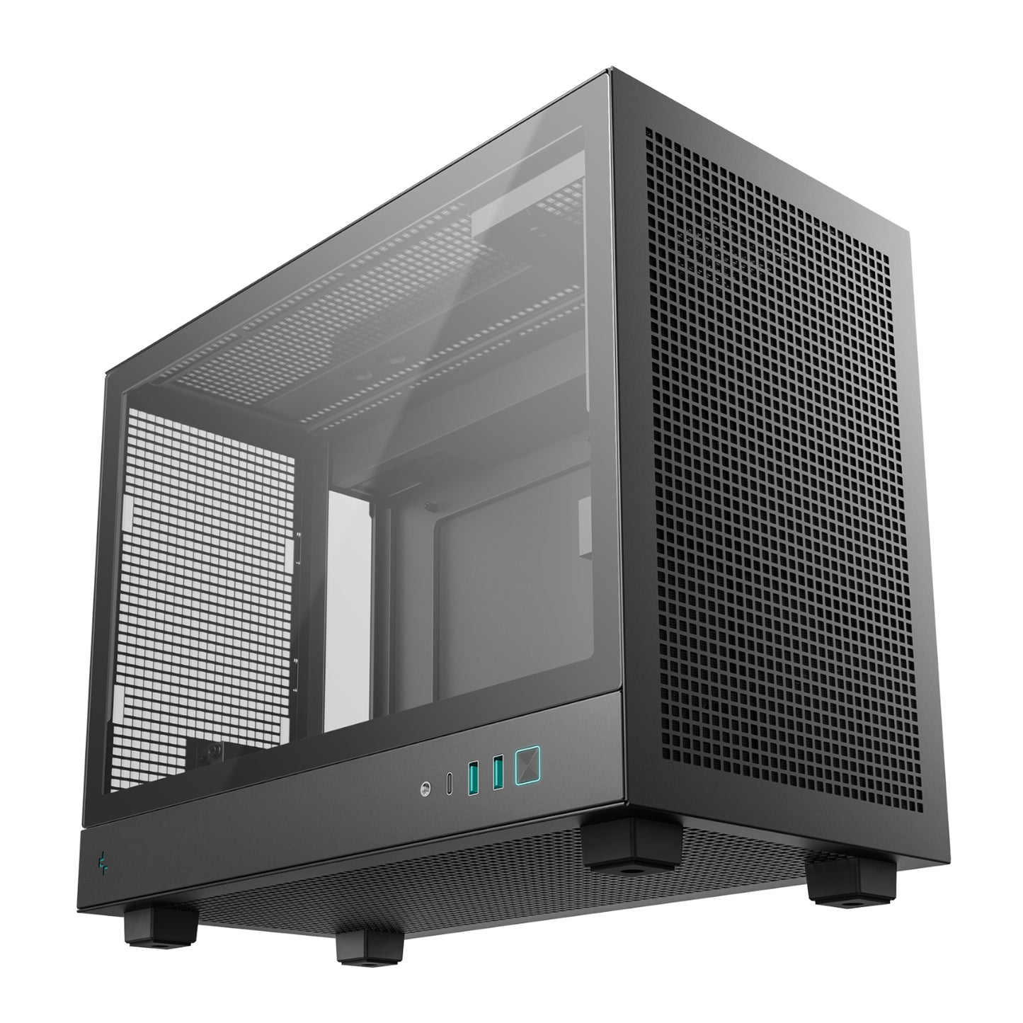 DeepCool CH160 PLUS Micro-ATX Chassis - Black - Stellar Technologies