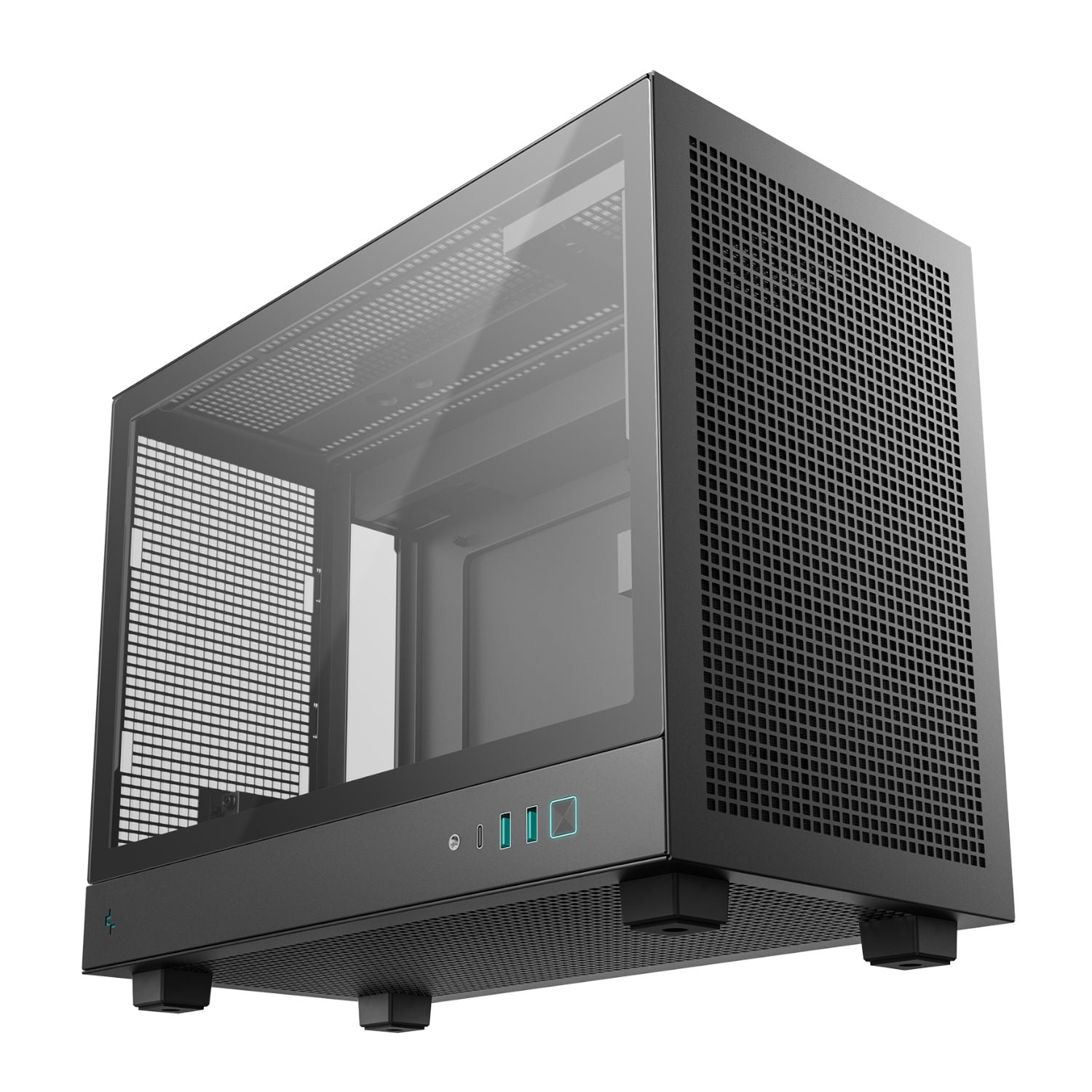 DeepCool CH160 PLUS Micro-ATX Chassis - Black - Stellar Technologies
