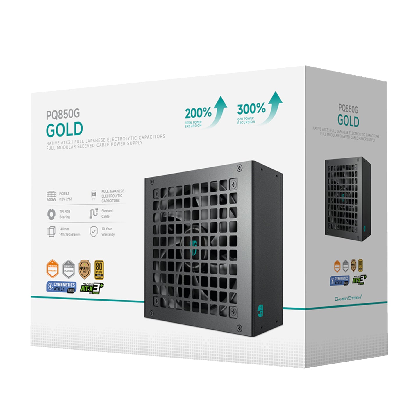 DeepCool PQ850G Series 850W 80 PLUS Gold Modular Power Supply - Stellar Technologies