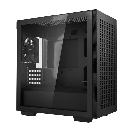 DeepCool CH370 Micro-ATX Gaming Chassis - Black - Stellar Technologies