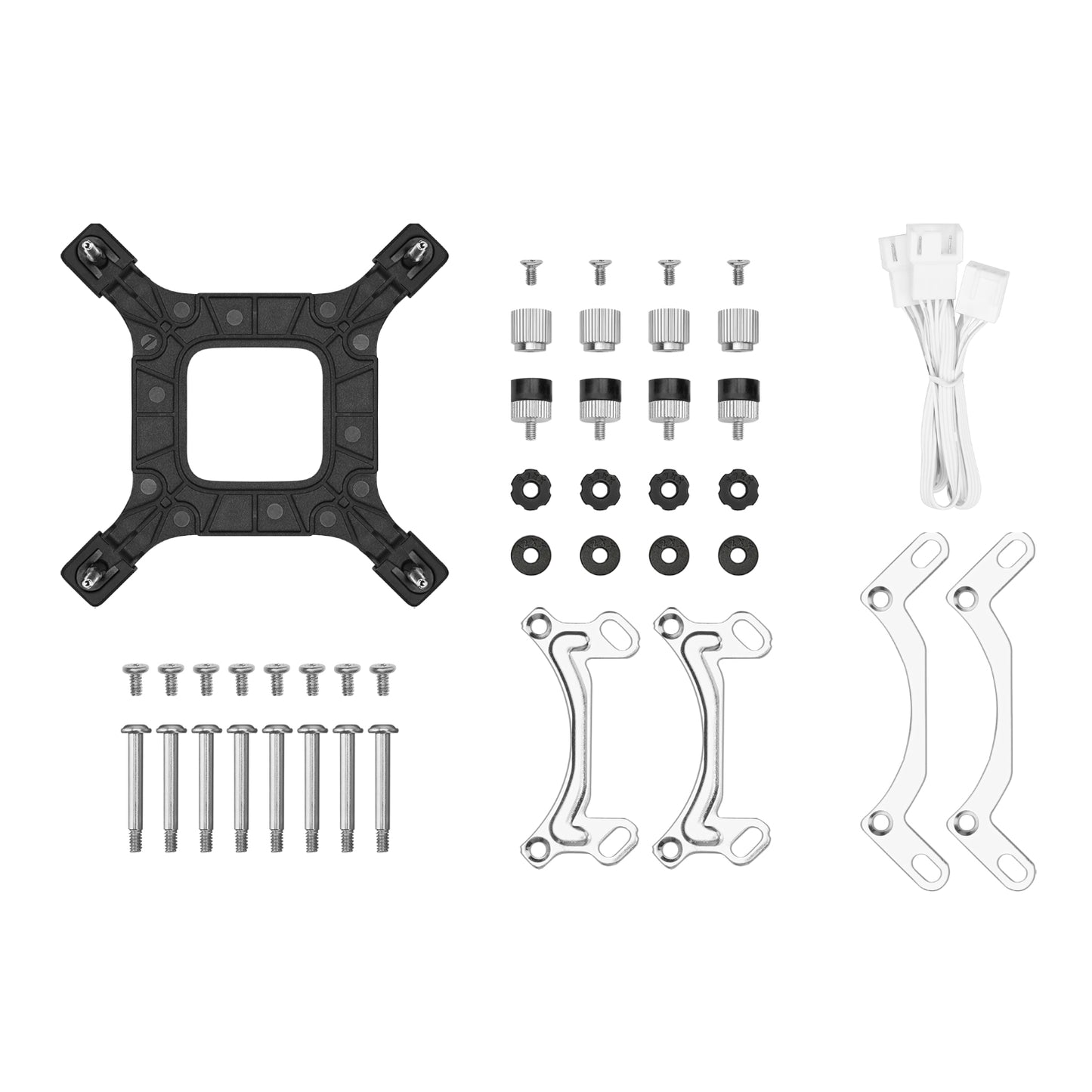 DeepCool LE240 V2 240mm ARGB AIO CPU Liquid Cooler - White - Stellar Technologies