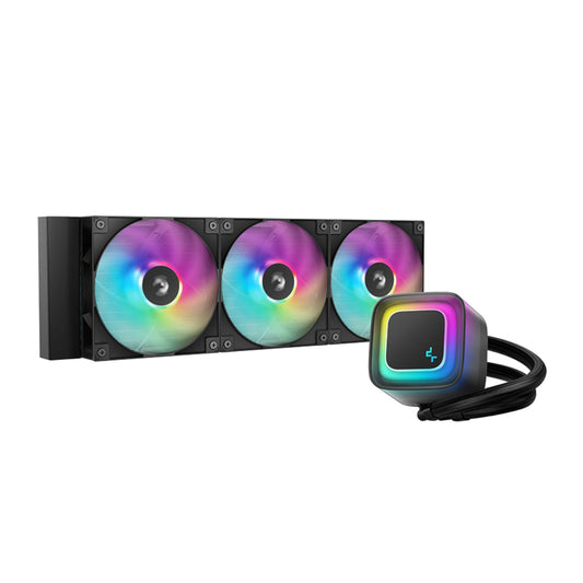 DeepCool LE360 V2 ARGB 360mm AIO Liquid Cooler - Black - Stellar Technologies