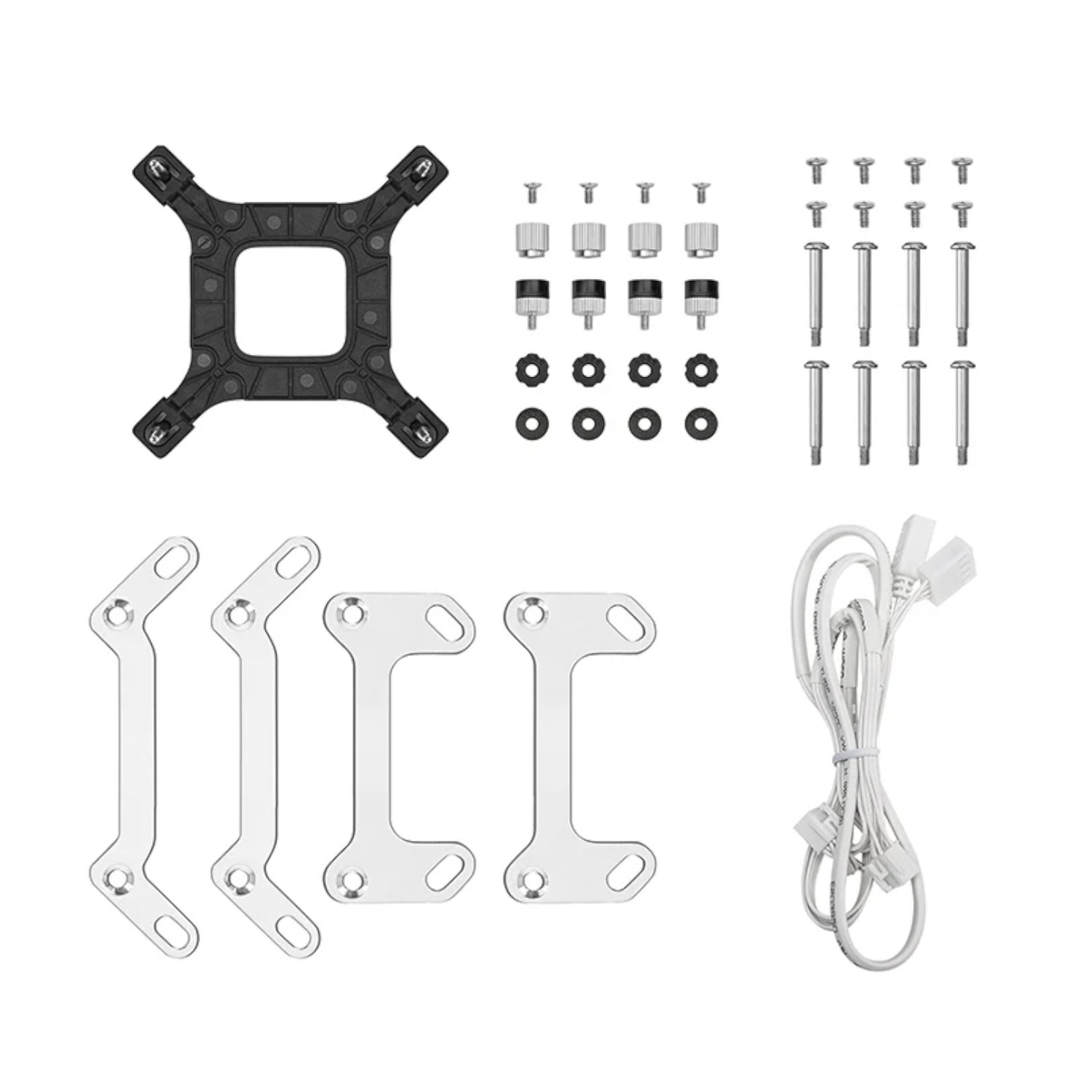 DeepCool LM240 ARGB 240mm AiO CPU Liquid Cooler - White - Stellar Technologies