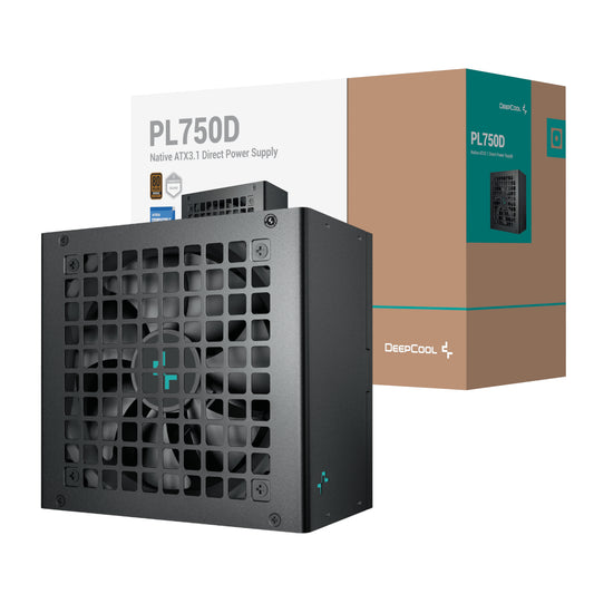 DeepCool PL750D 750W 80PLUS Bronze ATX3.1 Non-Modular Power Supply - Stellar Technologies