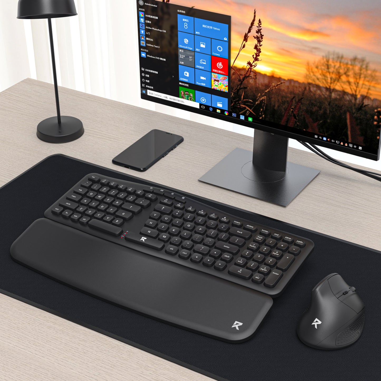 Redragon BS7161 2.4G Wireless Keyboard and Mouse Combo - Black - Stellar Technologies