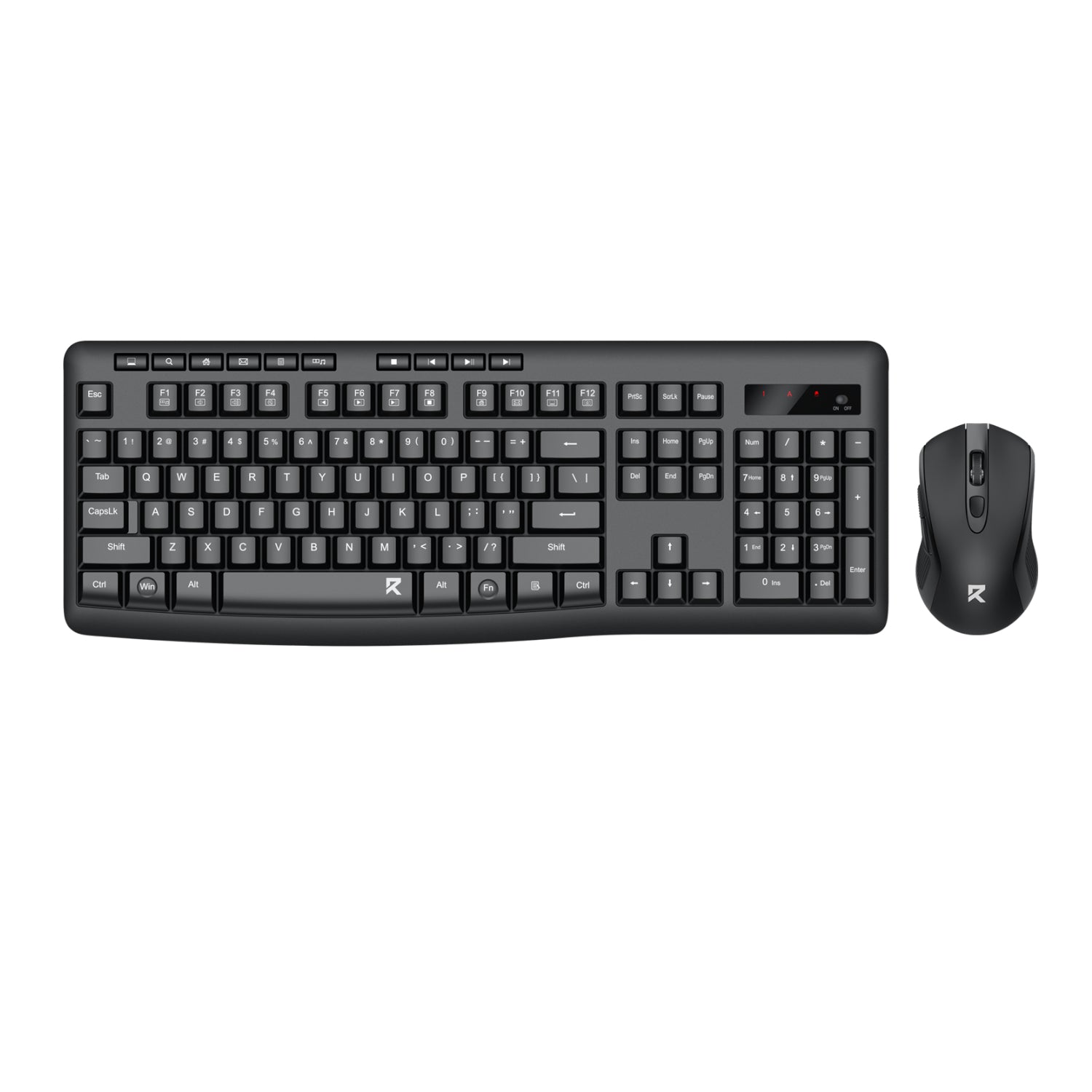 Redragon BS-7367-A Wireless Keyboard and Mouse Combo - Black - Stellar Technologies