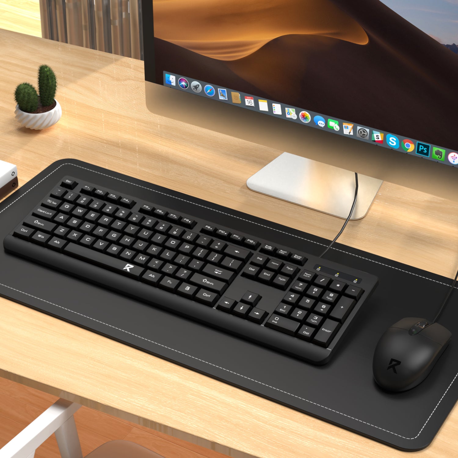 Redragon BS-7543 Wired Keyboard and Mouse Combo - Black - Stellar Technologies