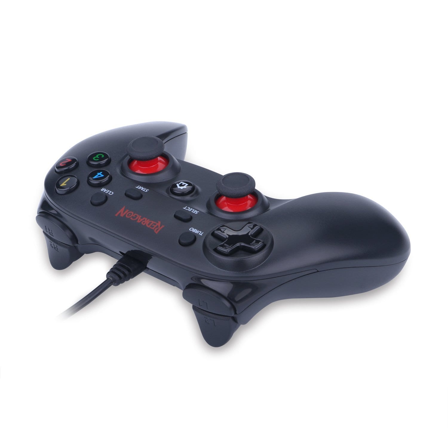 REDRAGON SATURN Wired X/D-input(Digital/Analog) PC Controller Black - Stellar Technologies