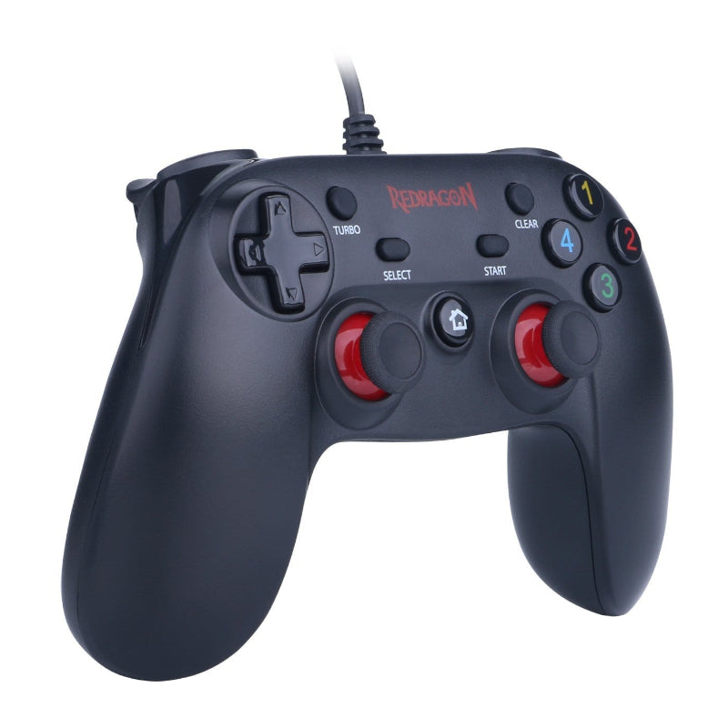 REDRAGON SATURN Wired X/D-input(Digital/Analog) PC Controller Black - Stellar Technologies