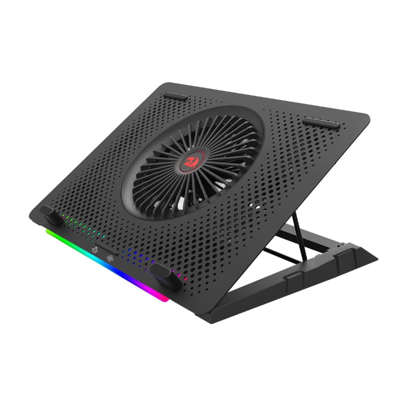 REDRAGON Dual USB 5 Fan RGB Gaming Notebook Stand - Stellar Technologies