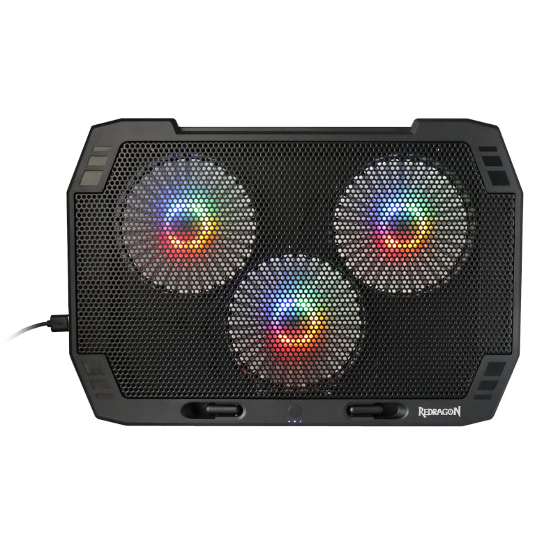 REDRAGON Dual USB 3 Fan RGB Gaming Notebook Stand - Stellar Technologies