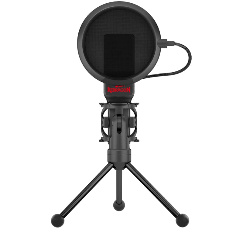 REDRAGON SEYFERT 3.5mm Aux Gaming Mic and Tripod - Black - Stellar Technologies