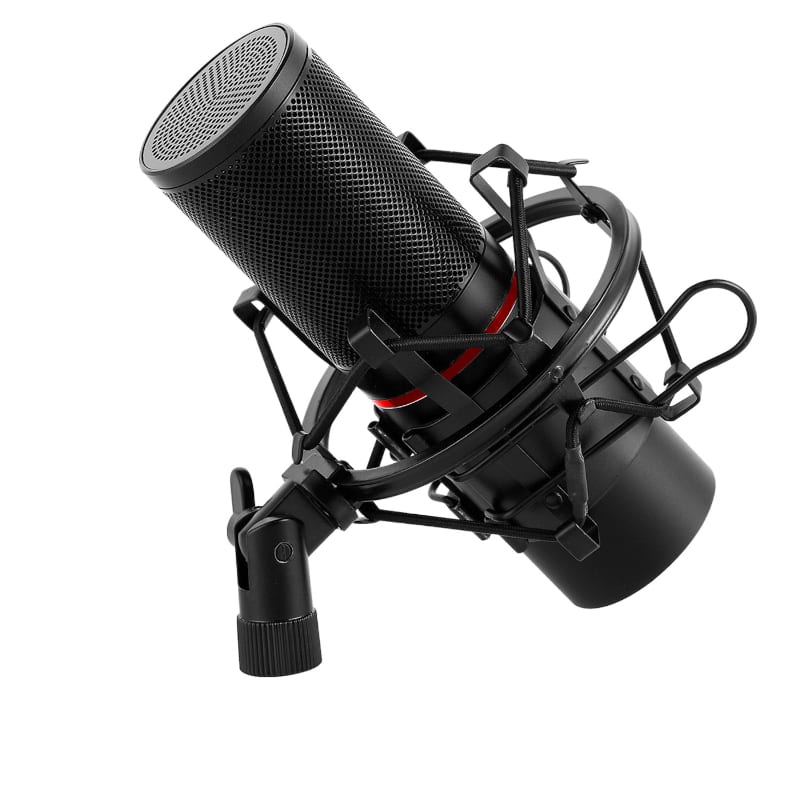 REDRAGON BLAZAR Cardioid USB Gaming Mic and Tripod - Black - Stellar Technologies