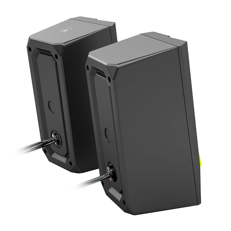 REDRAGON 2.0 Satellite Speaker ANVIL 2 x 3W RGB USB|Aux Gaming Speaker - Black - Stellar Technologies