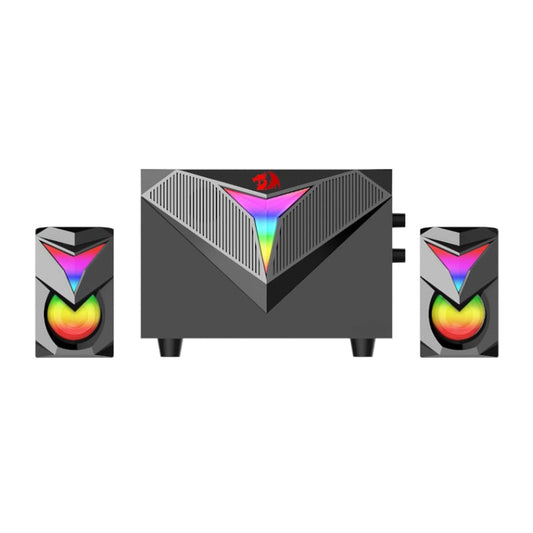 REDRAGON 2.1 Satellite Speaker TOCCATA RGB 11W Gaming Speaker - Black - Stellar Technologies